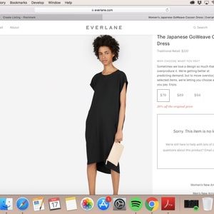 Everlane Japanese GoWeave Cocoon Dress